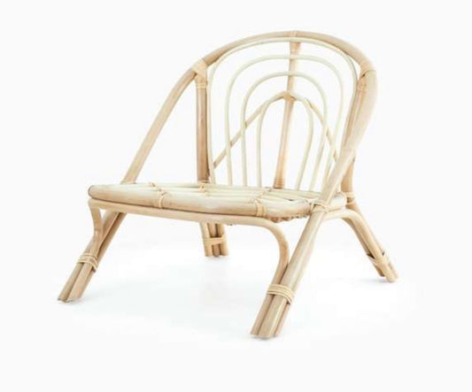 Chaise enfant en rotin